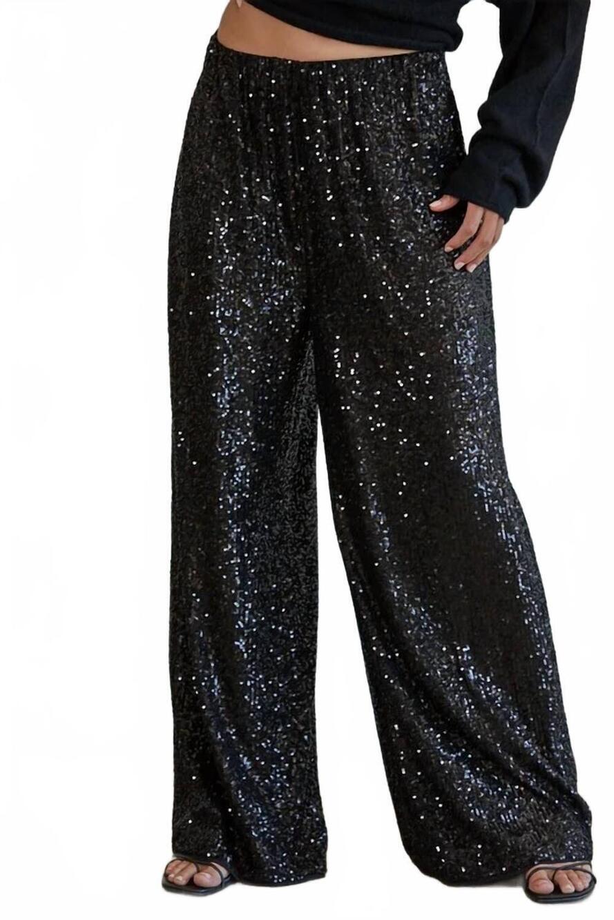 NEW BY TOGETHER fiona flashback stretchy pants in black